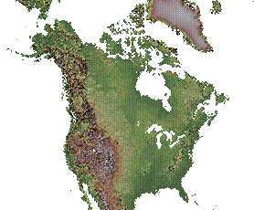 Map of North America